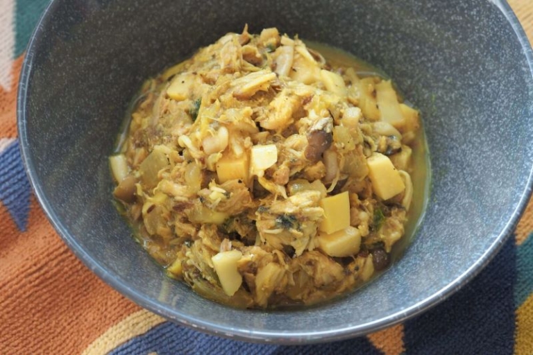 スパイスさばのっけ